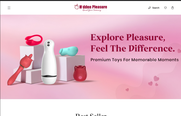 The Hidden Pleasure Website by crevanest