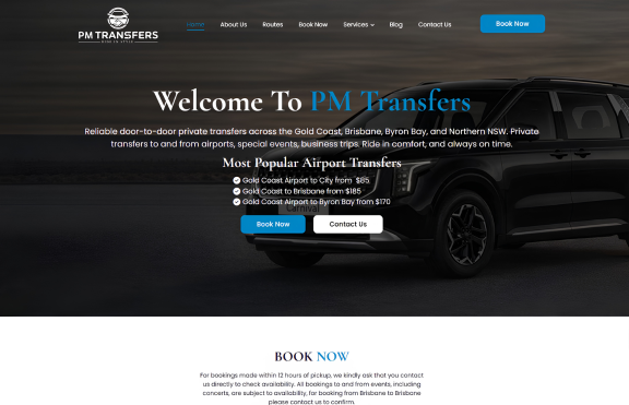PM Transfers Website by crevanest